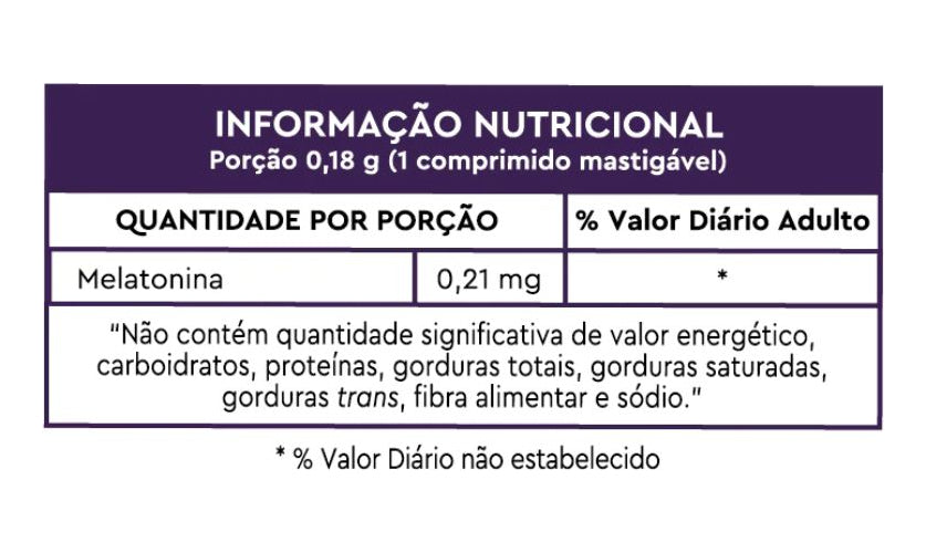 Lavitan Melatonin 150 Chewable Tablets Strawberry - BuyBrazil