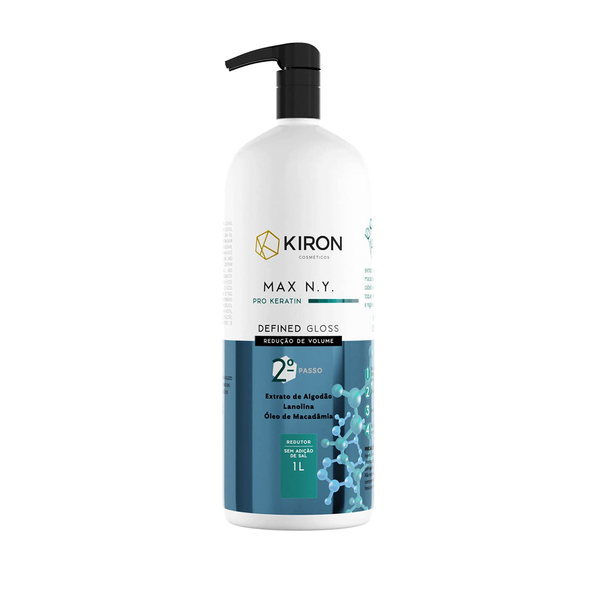 Kyron Progressive Brush Defined Gloss Pro Keratin Max N.Y. Kiron 2x1L - BuyBrazil