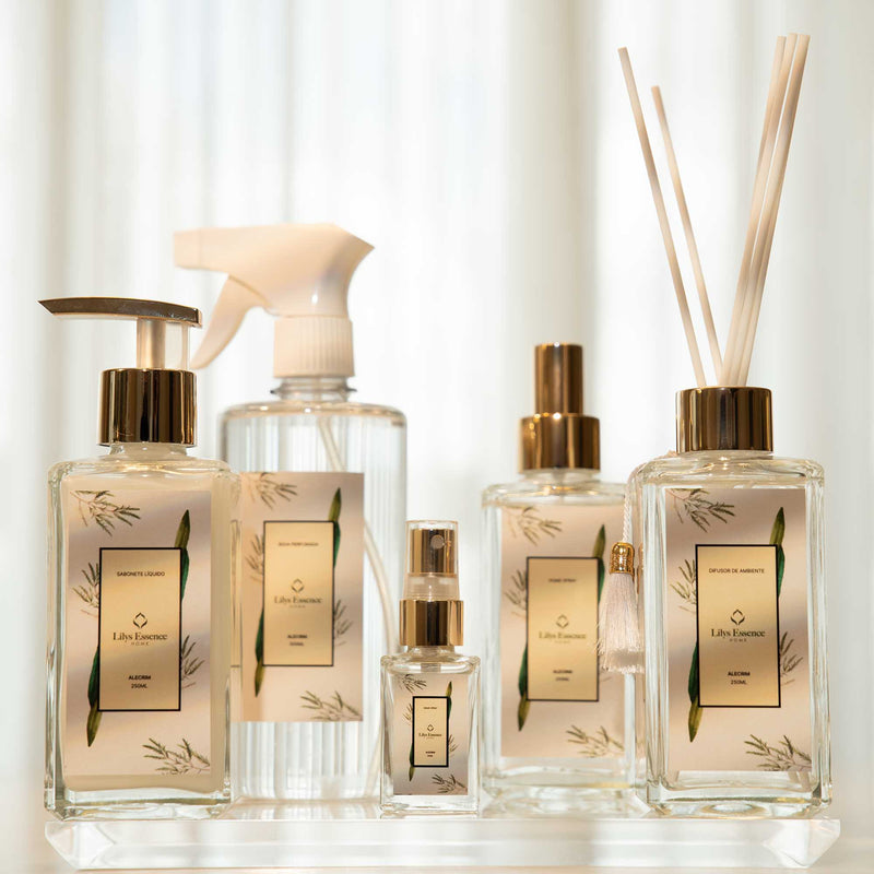 Lilys Essence Premium Kit Rosemary Premium Kit Diffuser | Home Spray | Soap | Scented Water | Mini Home Spray