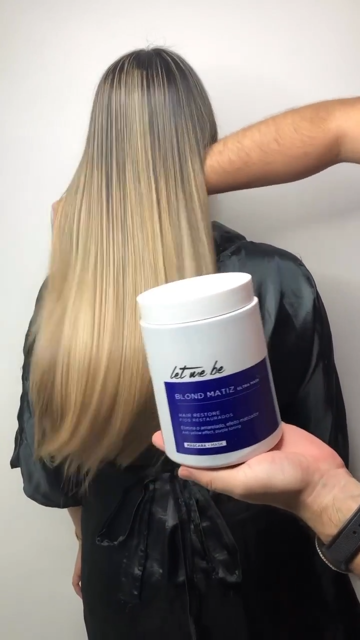 Let Me Be Blond Matiz Ultra Mask - Efeito Matizador | 1kg/35.2 oz. - BuyBrazil