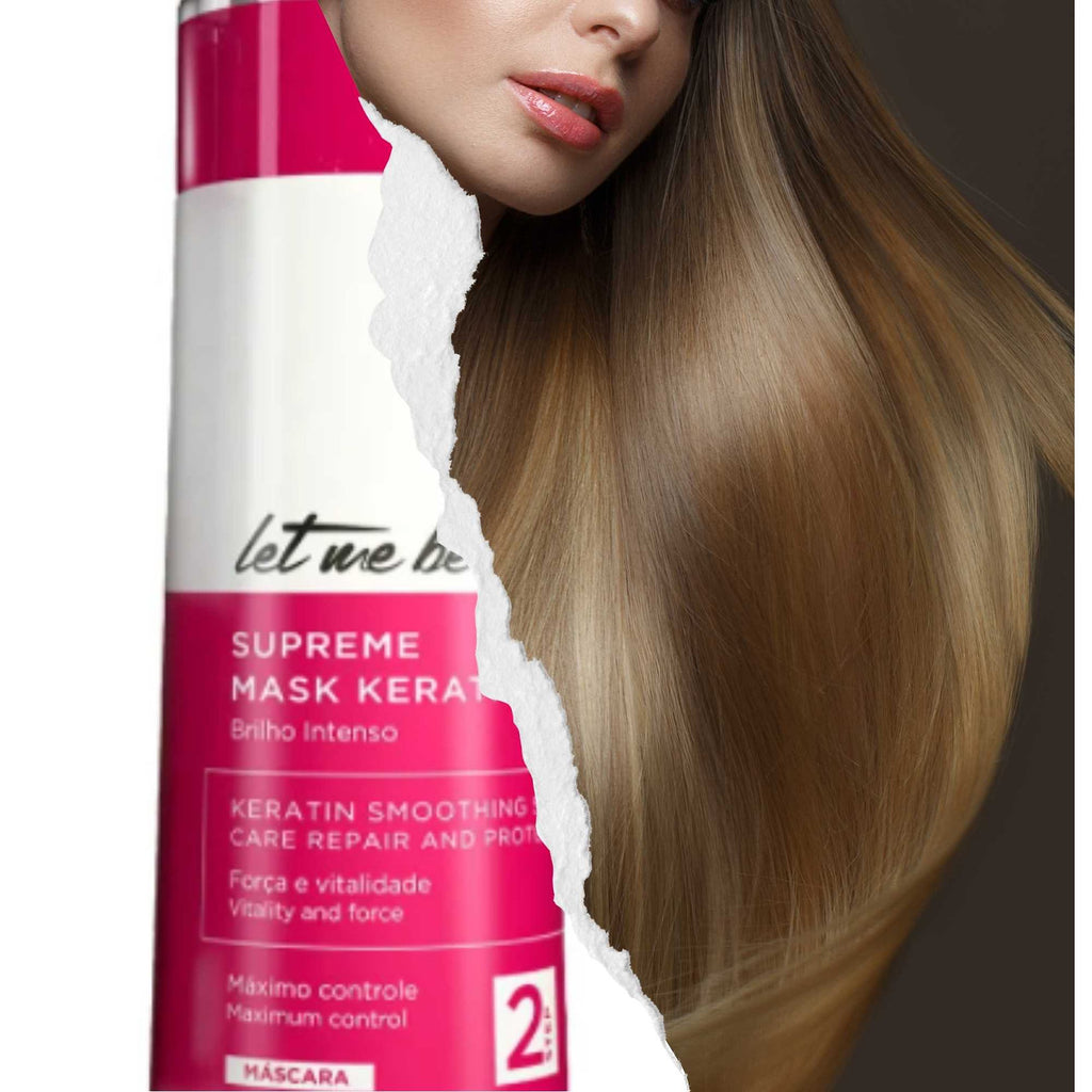 Let Me Be Supreme Ultra Mask Keratin - Hair Restore 1kg/35.2 oz. - BuyBrazil