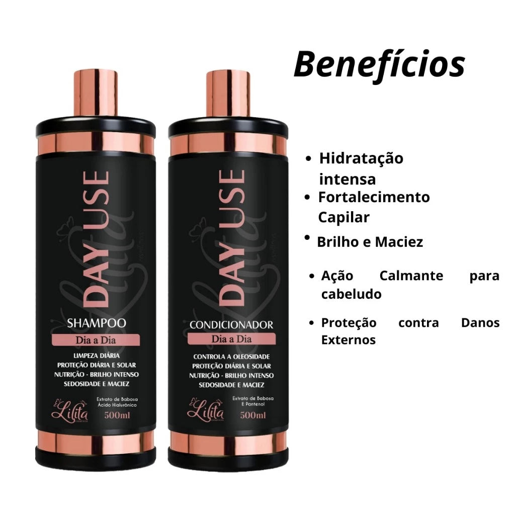 Lilita Day Use Professional Hair Duo – Scalp Balancing &amp; Intense Nutrition (500ml / 16.9 fl.oz)