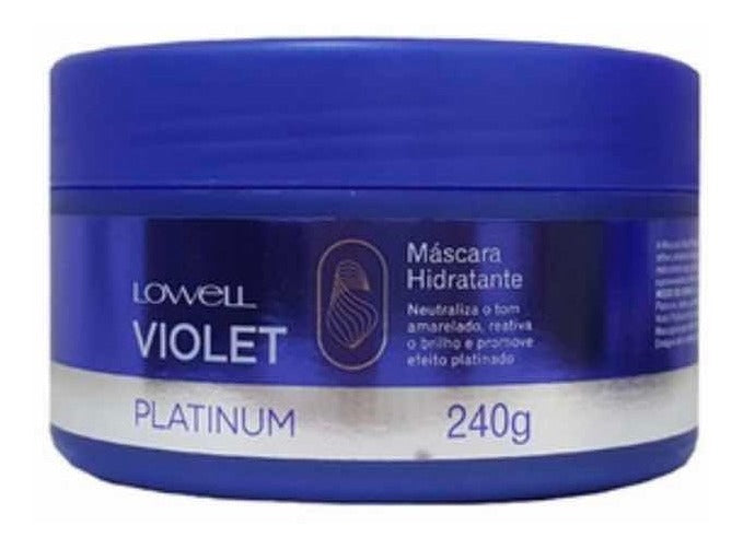 Máscara Hidratante Violet Platinum Lowell - 240g - BuyBrazil