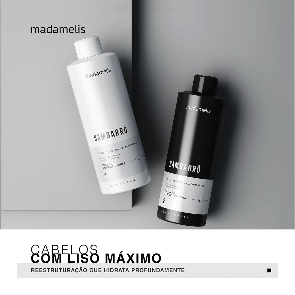 Madamelis Bambarro Progressive Brush Kit 2x1000ml/33.8 fl.oz. - BuyBrazil