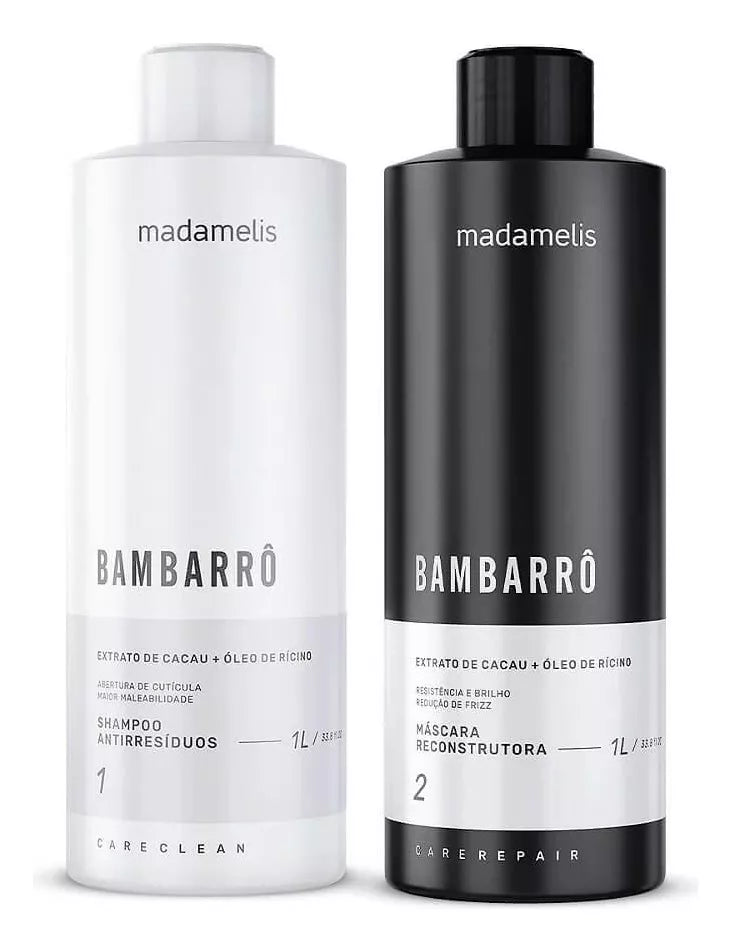 Madamelis Bambarro Progressive Brush Kit 2x1000ml/33.8 fl.oz. - BuyBrazil