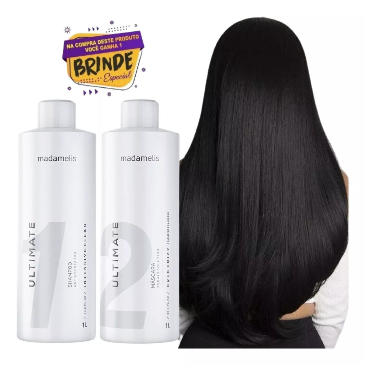 Madamelis Ultimate Progressive Brush Kit 2x1000ml/33.8 fl.oz. - BuyBrazil