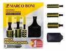 Marco Boni Professional Kit 3 Ceramic Brushes S M L Yellow Racket - BuyBrazil