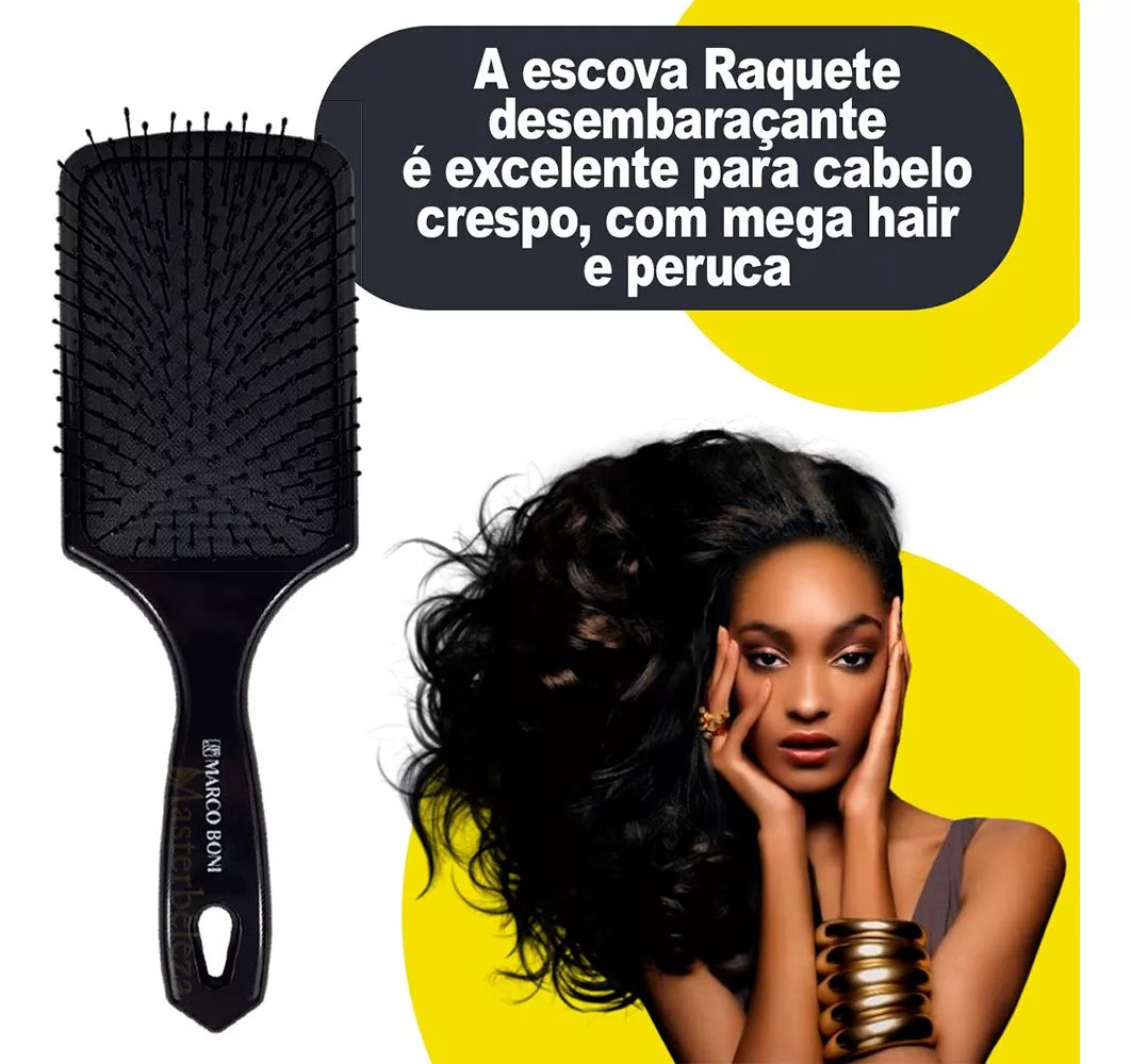 Marco Boni Professional Kit 3 Ceramic Brushes S M L Yellow Racket - BuyBrazil