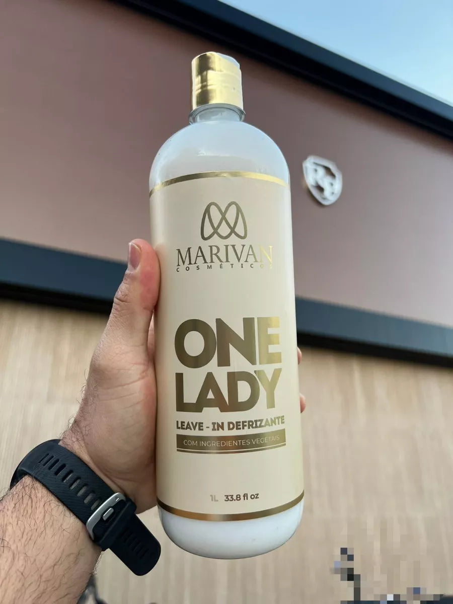 Marivan One Lady Leave-in Defrizante 1000ml/33.8 fl.oz. - BuyBrazil