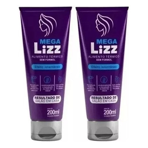 Kit 3 Formaldehyde-Free Progressive Original Megalizz Mega Lizz - BuyBrazil