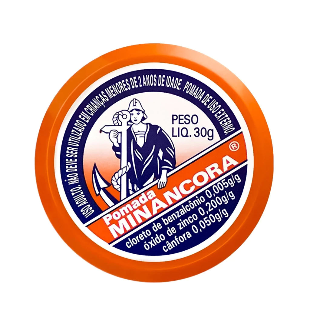 Minancora Healing Ointment (Pack of 3) – 30g | Traditional Brazilian Antiseptic & Skin Protector