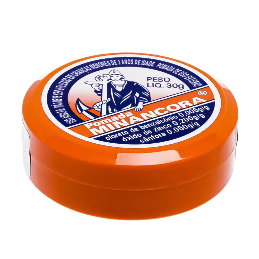 Minancora Healing Ointment (Pack of 3) – 30g | Traditional Brazilian Antiseptic & Skin Protector