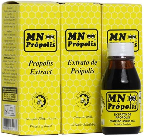 MN Propolis Brazilian Green Aqueous Propolis Extract Yellow 30ml/1.01 fl.oz. - BuyBrazil