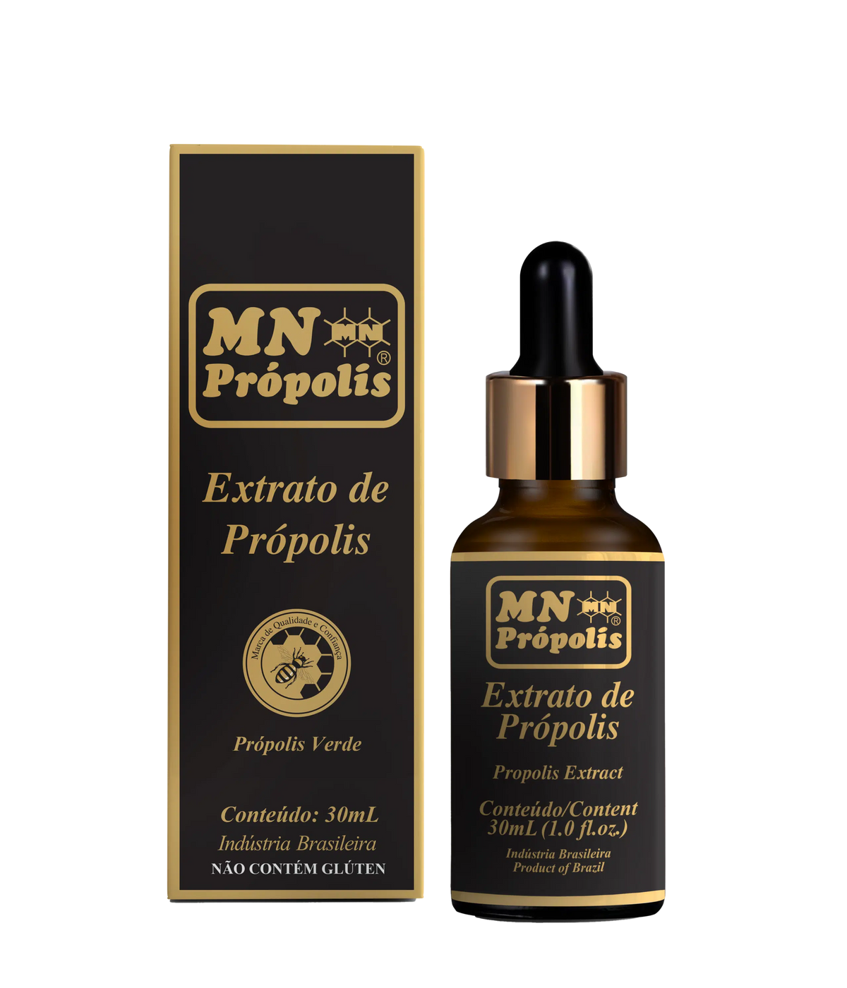 MN Propolis Brazilian Green Propolis Extract Gold 30ml/1.01 fl.oz. - BuyBrazil