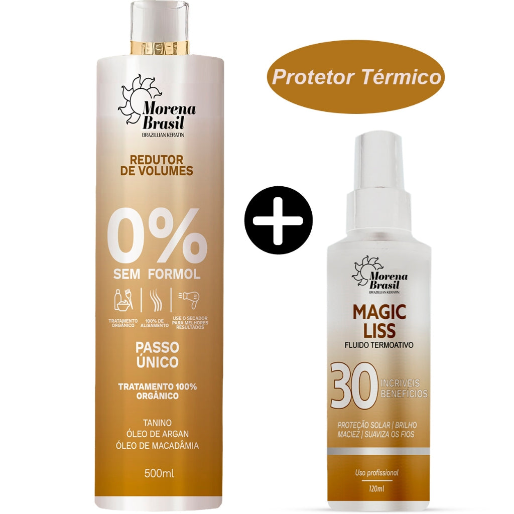 Morena Brasil Formaldehyde-Free Shower Progressive Intense Salon Shine 500ml/ 16.9 fl.oz. - BuyBrazil