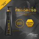 Mutari Progress Reductor Reconstructor hair treatment in a 1000ml bottle, designed for hair care and repair by MUTARI.