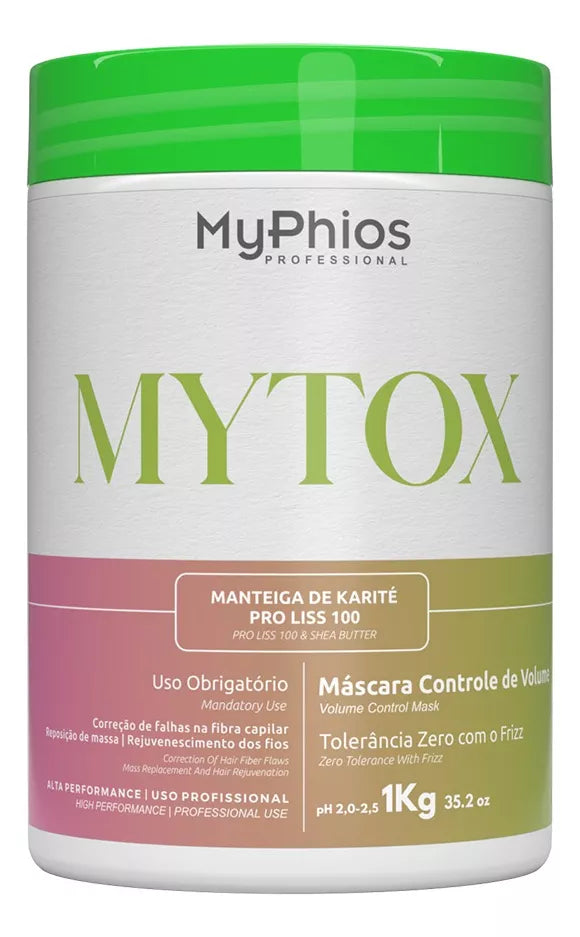 MyPhios Mytox Formaldehyde Free Hair Transplant 1 Kg/35.2oz. - BuyBrazil