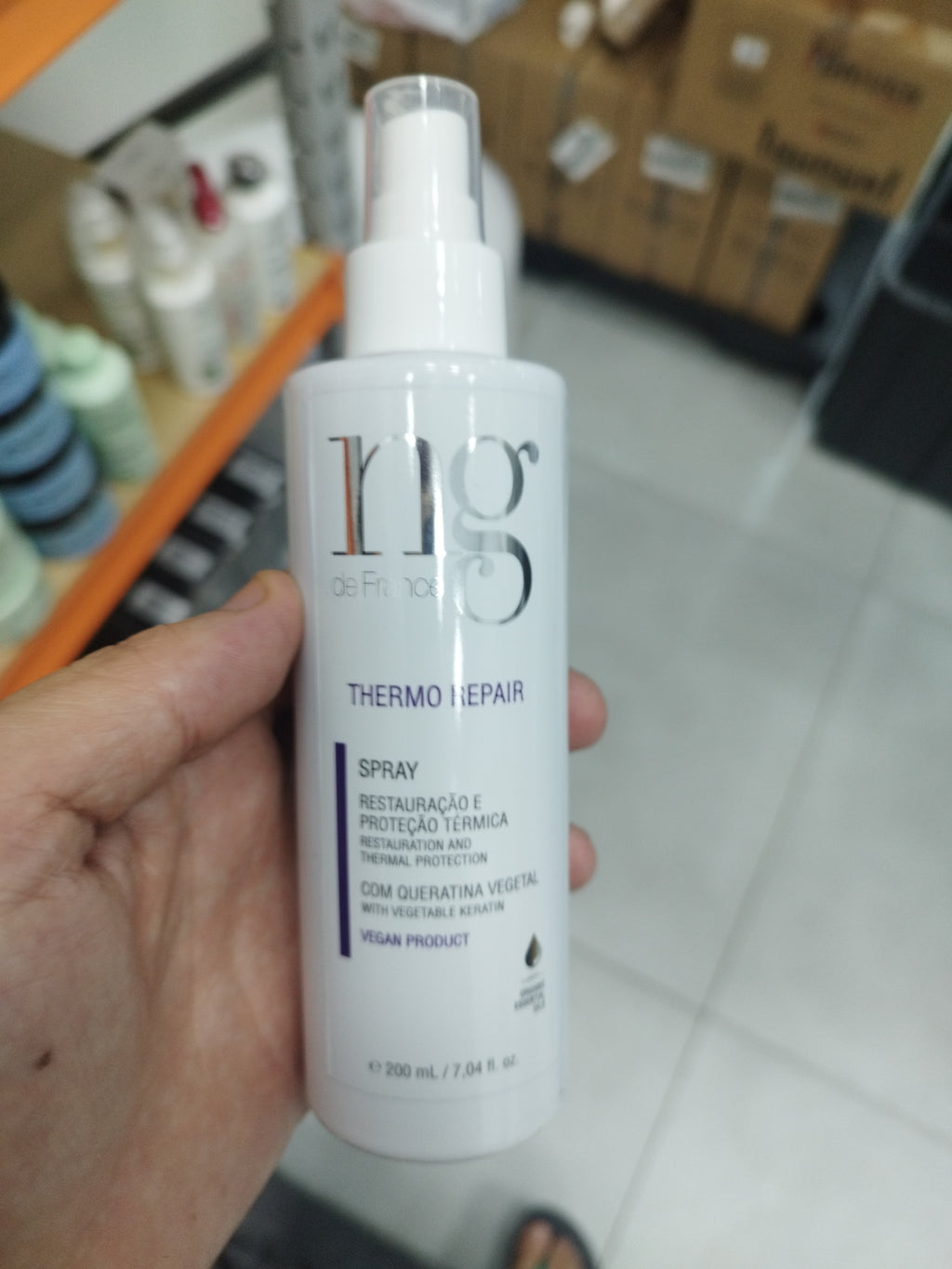NG de France Spray Thermo Repair 200mL: Ultimate Heat Protection and Hair Nourishment - BuyBrazil