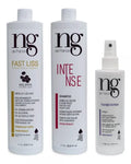 NG de France Fast Liss Vegan Realignment Kit: Fast Liss | Intense Shampoo 2X1000ml | Thermo Repair Spray - BuyBrazil