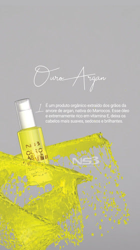 Ns3 Brasil Gold Repair Argan Oil 60ml - BuyBrazil