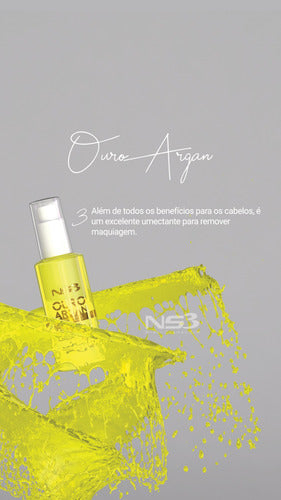 Ns3 Brasil Gold Repair Argan Oil 60ml - BuyBrazil