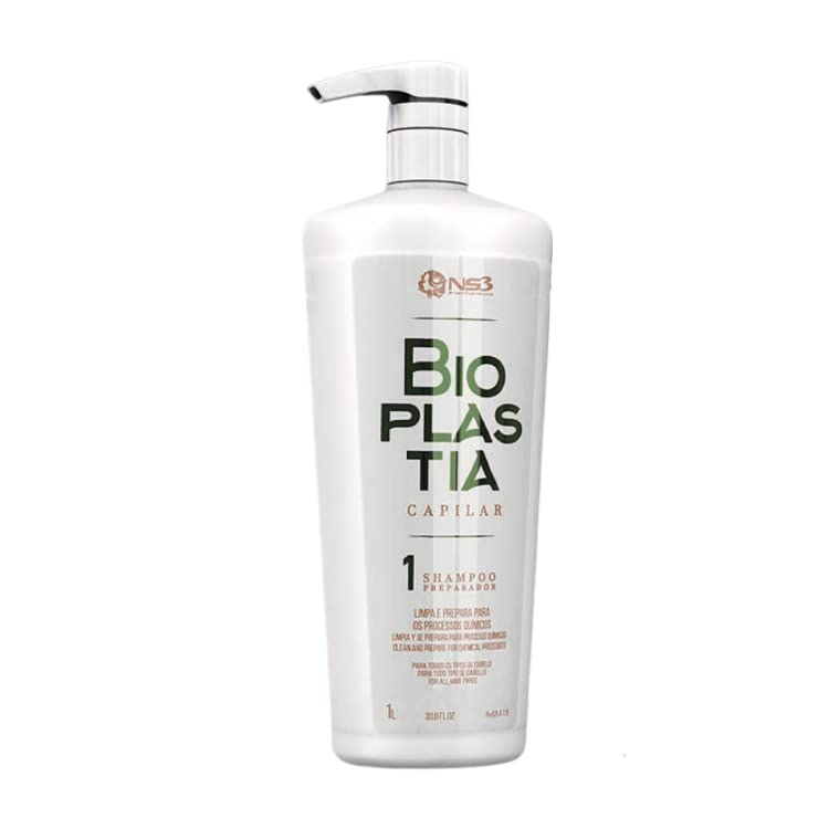 NS3 Bioplastia Capilar Term Hair Realignment 2x1000ml/33.8 fl.oz. - BuyBrazil