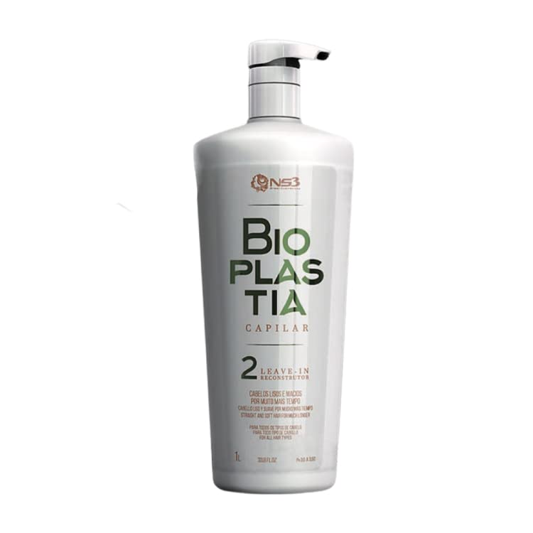 NS3 Bioplastia Capilar Term Hair Realignment 2x1000ml/33.8 fl.oz. - BuyBrazil