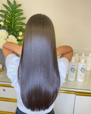 NS3 Brasil BTX 3D Pro Hair Mask treatment in purple, designed to reduce frizz, add shine, and smooth wavy hair.
