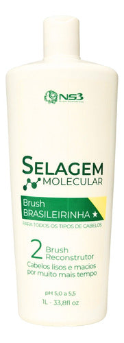 NS3 Brasileirinha Sealing Brush Shampoo Professional Kit 1000ml/ 33.8 fl.oz. - BuyBrazil