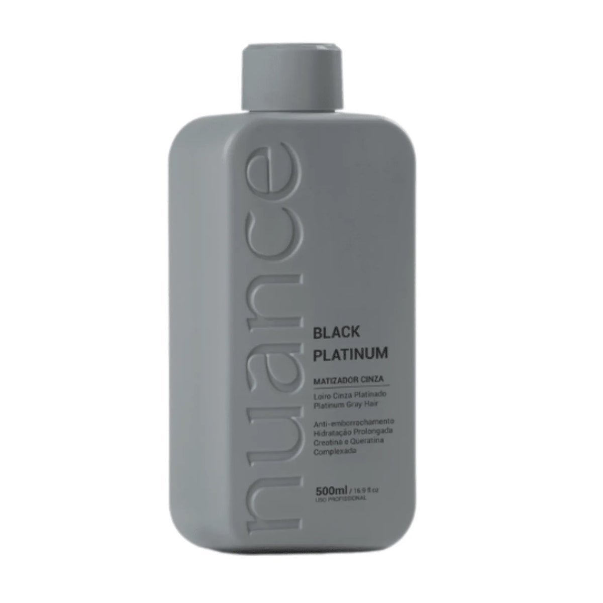 Nuance Professional Black Platinum Hair Gray Toner 500ml/ 16.9 fl.oz. - BuyBrazil