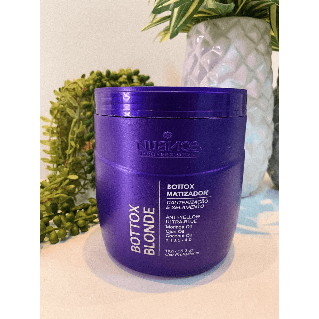 Nuance Professional Btox Blond Tinting Cauterization and Sealing 1Kg/35.2 oz. - BuyBrazil