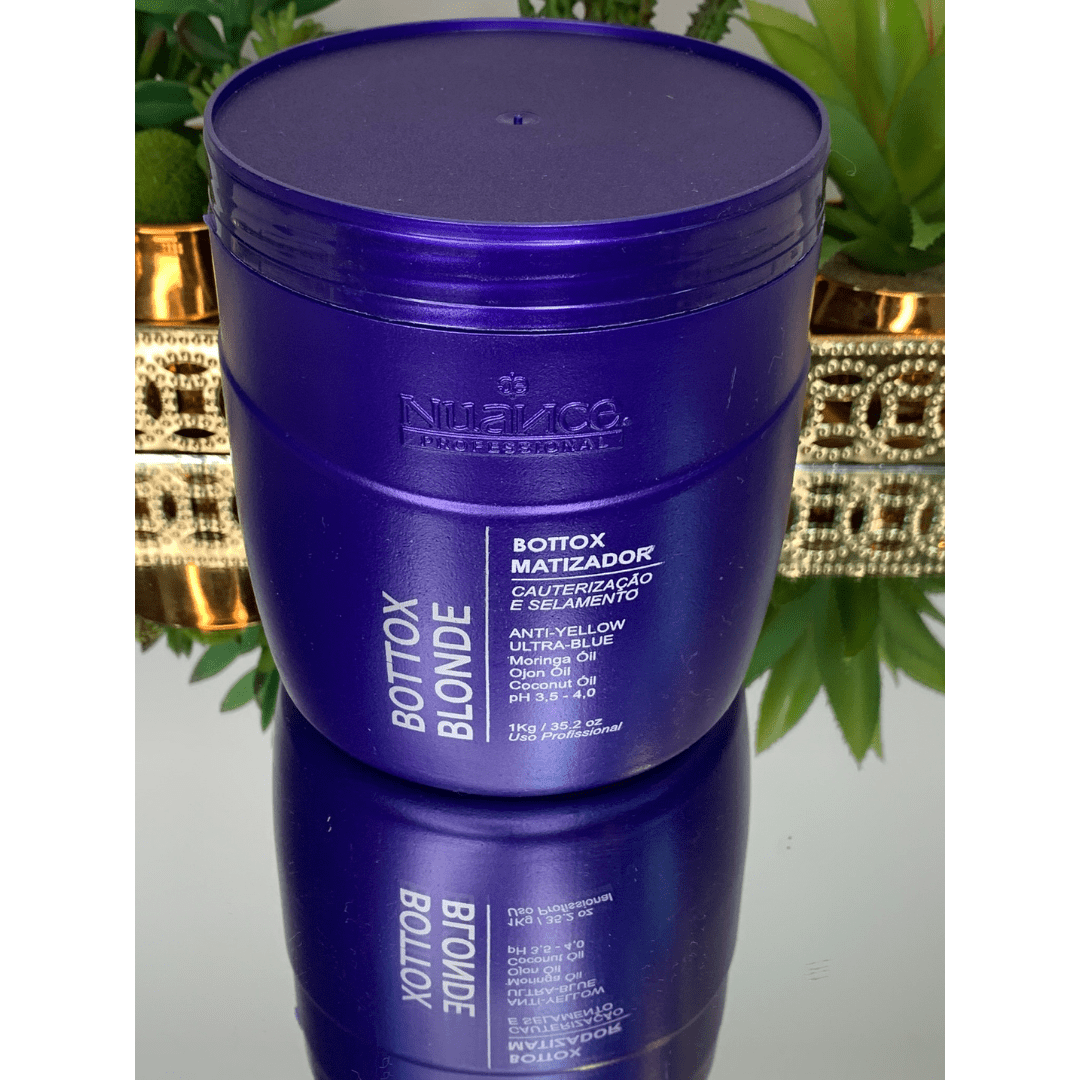 Nuance Professional Btox Blond Tinting Cauterization and Sealing 1Kg/35.2 oz. - BuyBrazil
