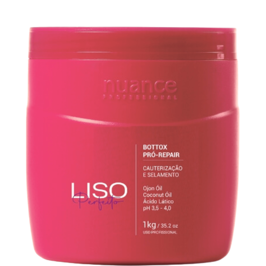 Nuance Professional Liso Perfeito Perfect Mask B-Tox Pro Rapair 1Kg/35.2 oz. - BuyBrazil