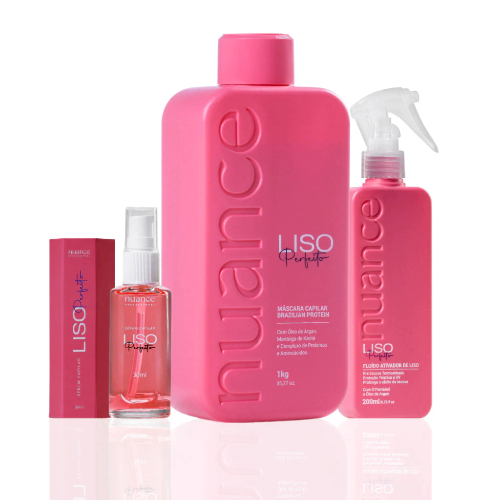 Nuance Professional Liso Perfeito Progressive Smooth 3 Steps - BuyBrazil