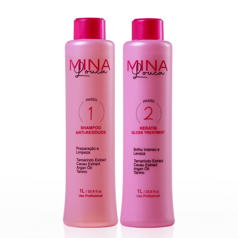 Nuance Mina Louca Progressive Kit 1L Deep Straightening