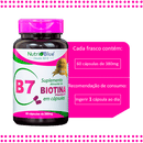 Nutriblue Biotin Supplement 60 Capsules of 380mg - BuyBrazil