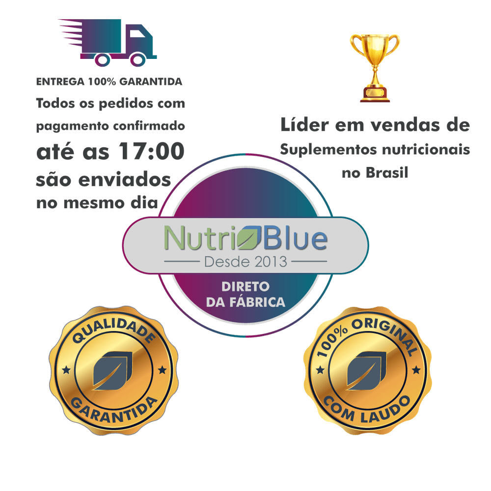 Nutriblue Biotin Supplement 60 Capsules of 380mg - BuyBrazil