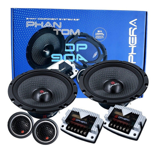 Ophera Phantom OP 90 Speaker Kit 2 Ways 6 Inches 180 Rms - BuyBrazil