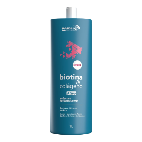 Paiolla Biotin and Collagen Reconstruction Mask + Detangling Shampoo 2x1000ml/33.8 fl.oz. - BuyBrazil