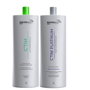 Paiolla C'tim Ultra Premium Kit: Platinum Reconstructive Mask & Antiresidue Shampoo 2x1000ml /33.8 fl.oz - BuyBrazil
