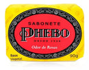 Phebo Rose Scent Glycerin Bar Soap 12-pack, 90g each, gentle body care soap with floral rose fragrance