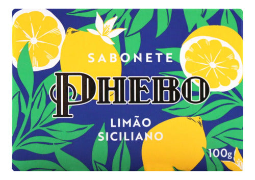 Phebo Sicilian Lemon Soap Bar 100g Kit 12 Units - BuyBrazil