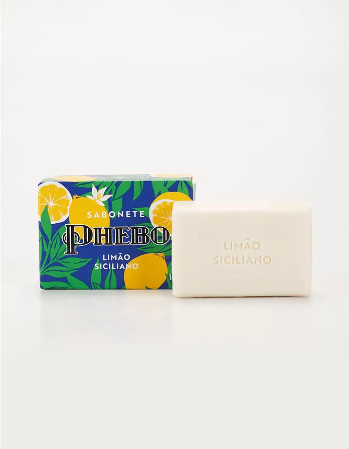 Phebo Sicilian Lemon Soap Bar 100g Kit 12 Units - BuyBrazil