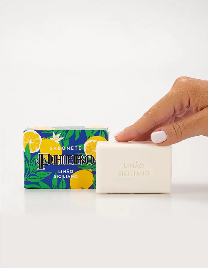 Phebo Sicilian Lemon Soap Bar 100g Kit 12 Units - BuyBrazil