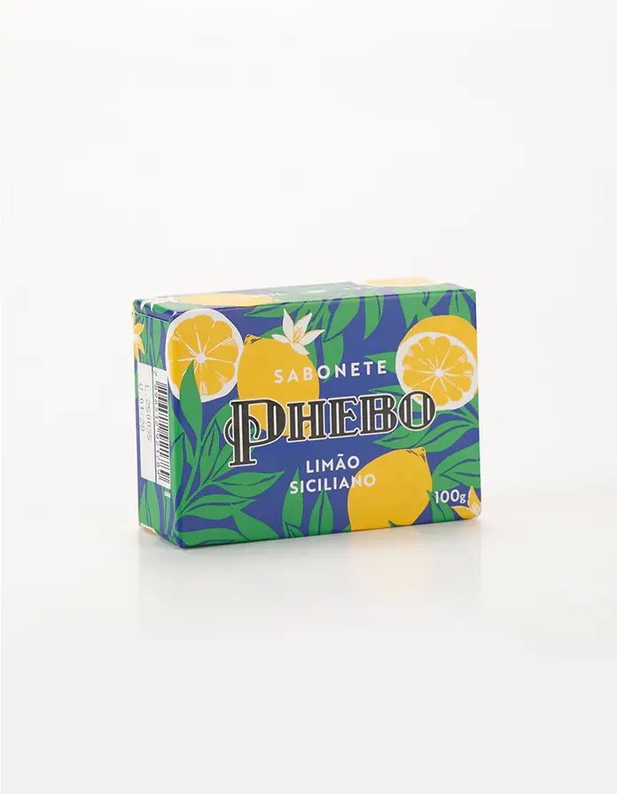 Phebo Sicilian Lemon Soap Bar 100g Kit 12 Units - BuyBrazil
