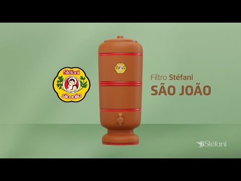 Stéfani São João Traditional Clay Water Filter 10 Liters