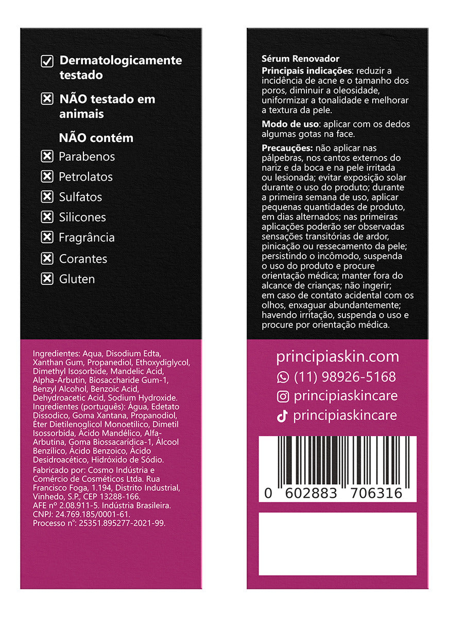 Am-10 Principia Serum 10% Mandelic Acid + 1% Alpha-arbutin Skin Type All - BuyBrazil