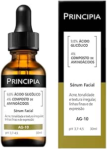 Principia AG-10 Renewal Serum 9.8% Glycolic Acid + Amino Acids Skin Type All - BuyBrazil