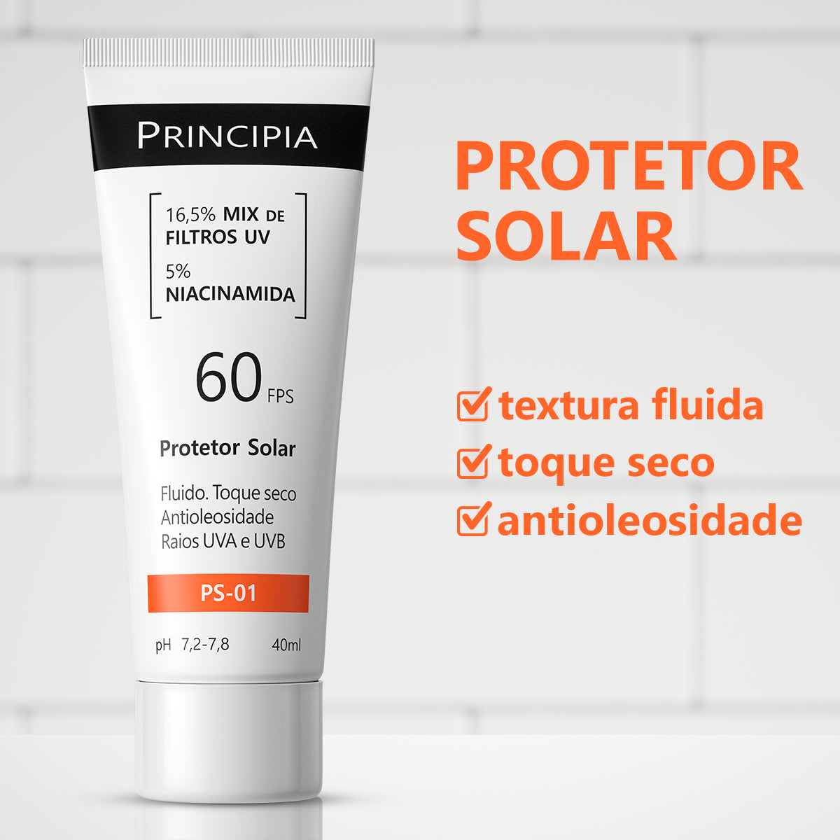 Principia Facial Sunscreen PS-01 SPF 60 - BuyBrazil