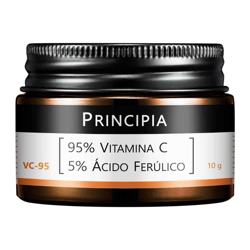 Principia Powder with 95% Pure Vitamin C and 5% Ferulic Acid, Highly Effective Against Lines, Wrinkles, Dark Circles, and Hyperpigmentation. - BuyBrazil